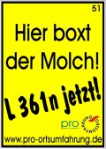 Hier boxt der Molch!